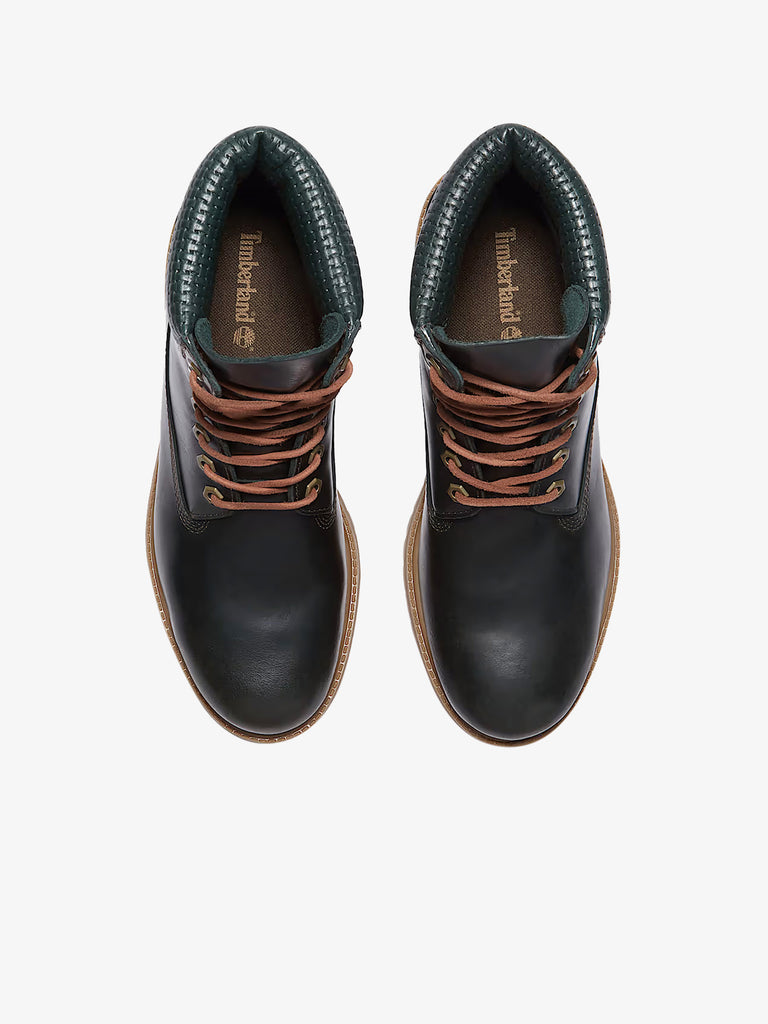 TIMBERLAND stivaletti uomo impermeabile premium 6-inch pelle verde