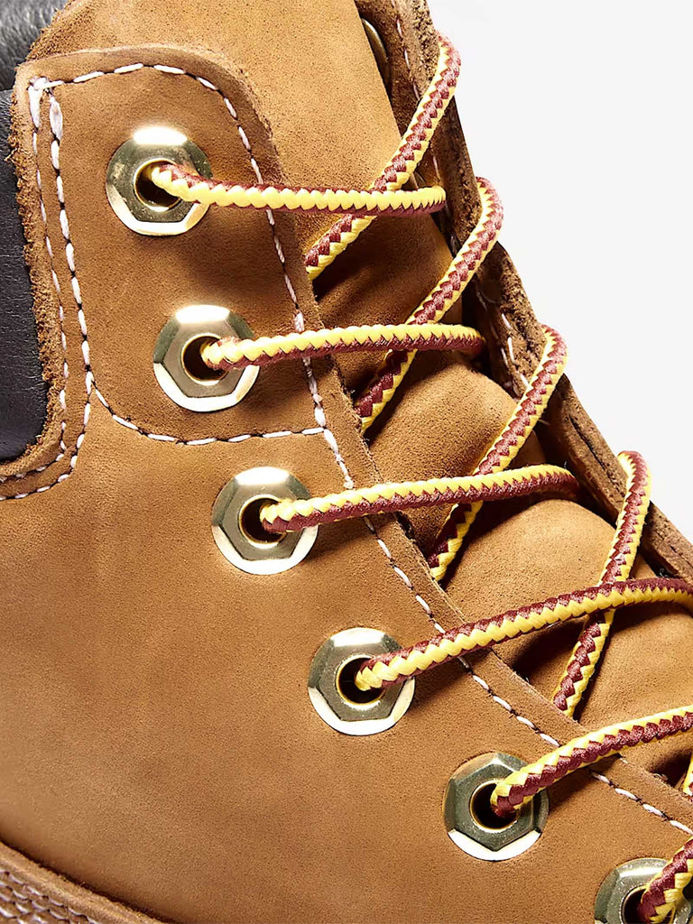 TIMBERLAND stivaletti donna impermeabile premium 6-inch pelle marrone