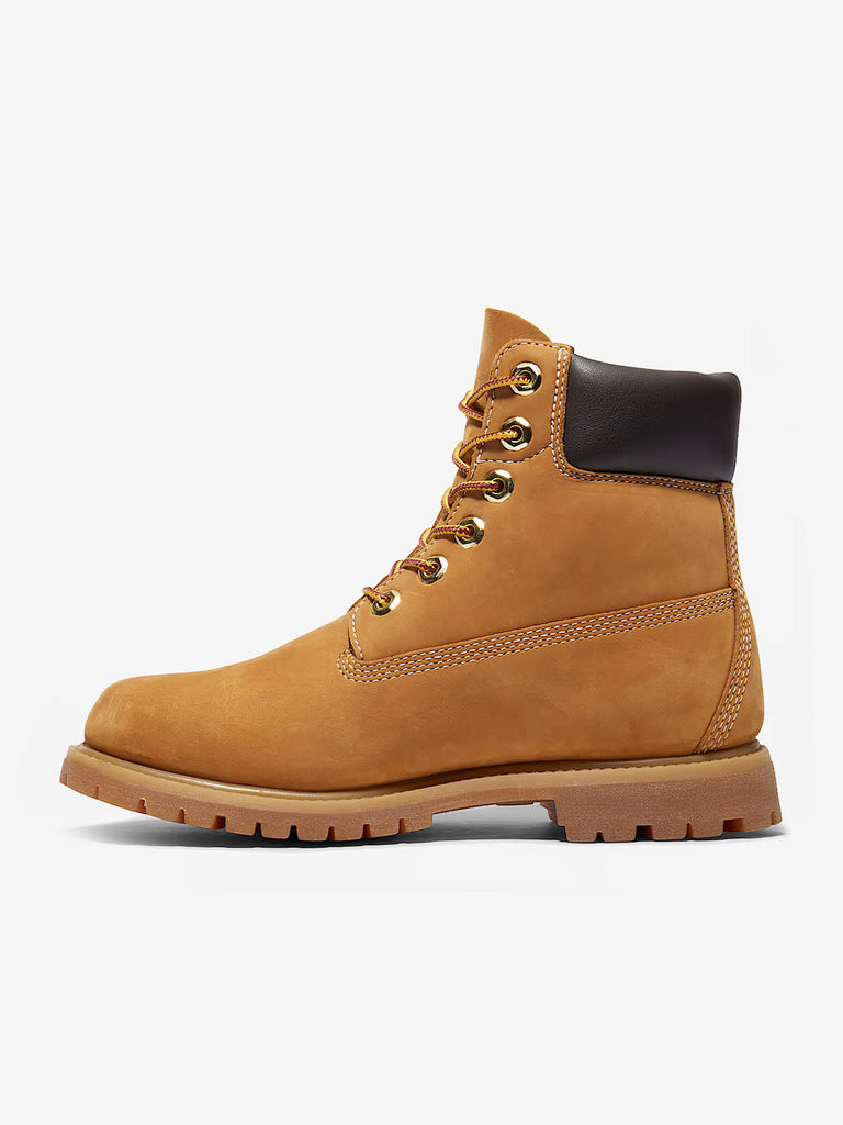 TIMBERLAND stivaletti donna impermeabile premium 6-inch pelle beige