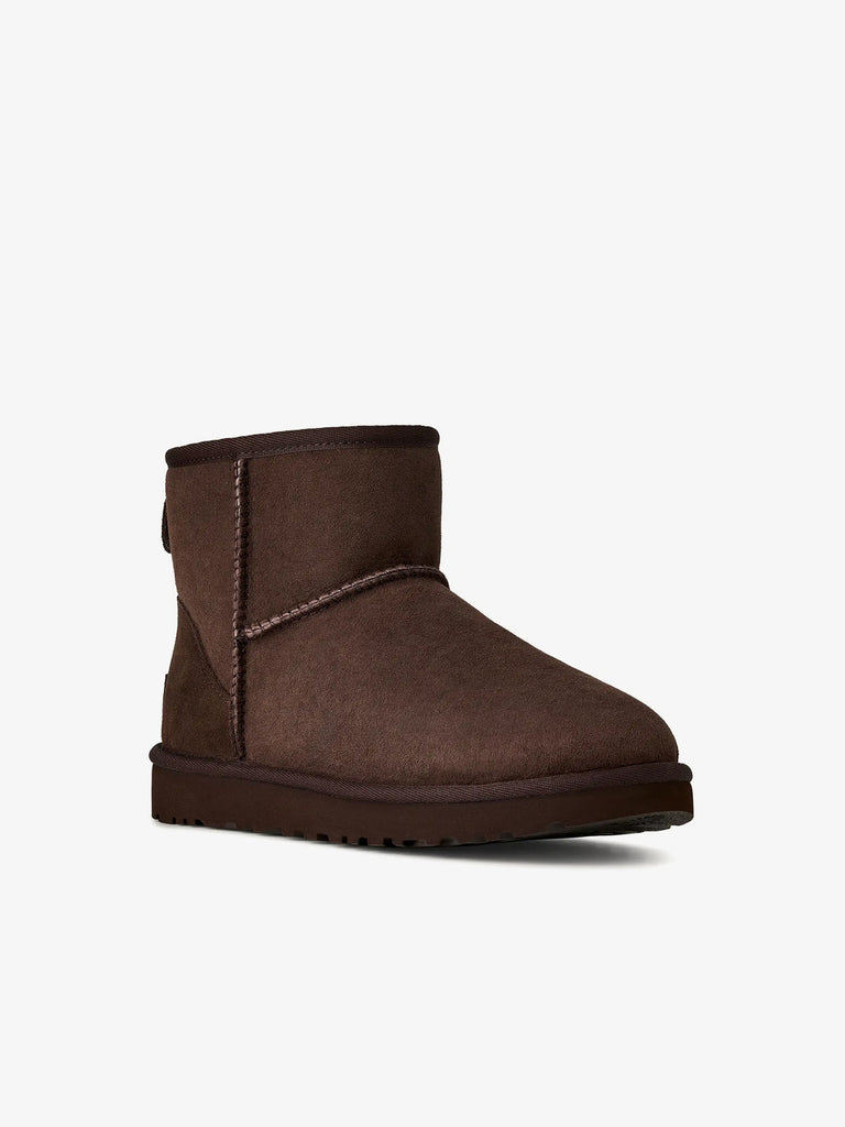 UGG stivaletti donna classic mini ii dusted cocoa pelle