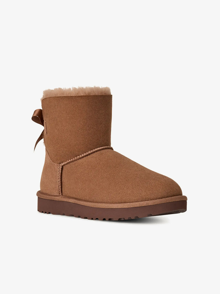 UGG stivaletti donna mini bailey bow ii rocky oak pelle