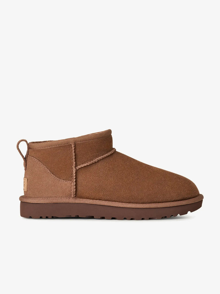 UGG stivaletti donna classic ultra mini rocky oak pelle