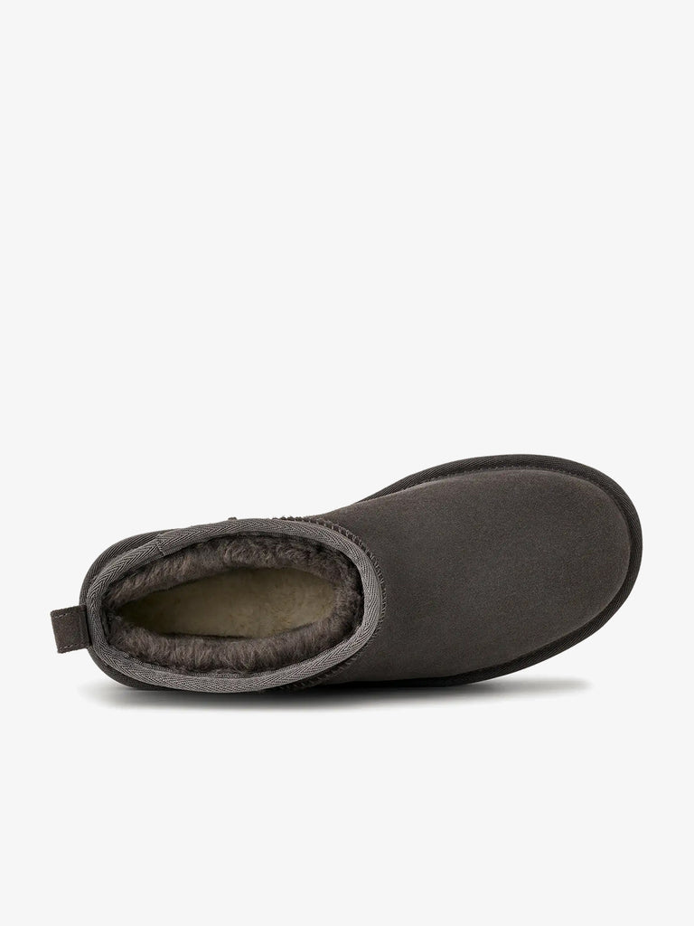 UGG stivaletti donna classic ultra mini platform 1135092 charcoal