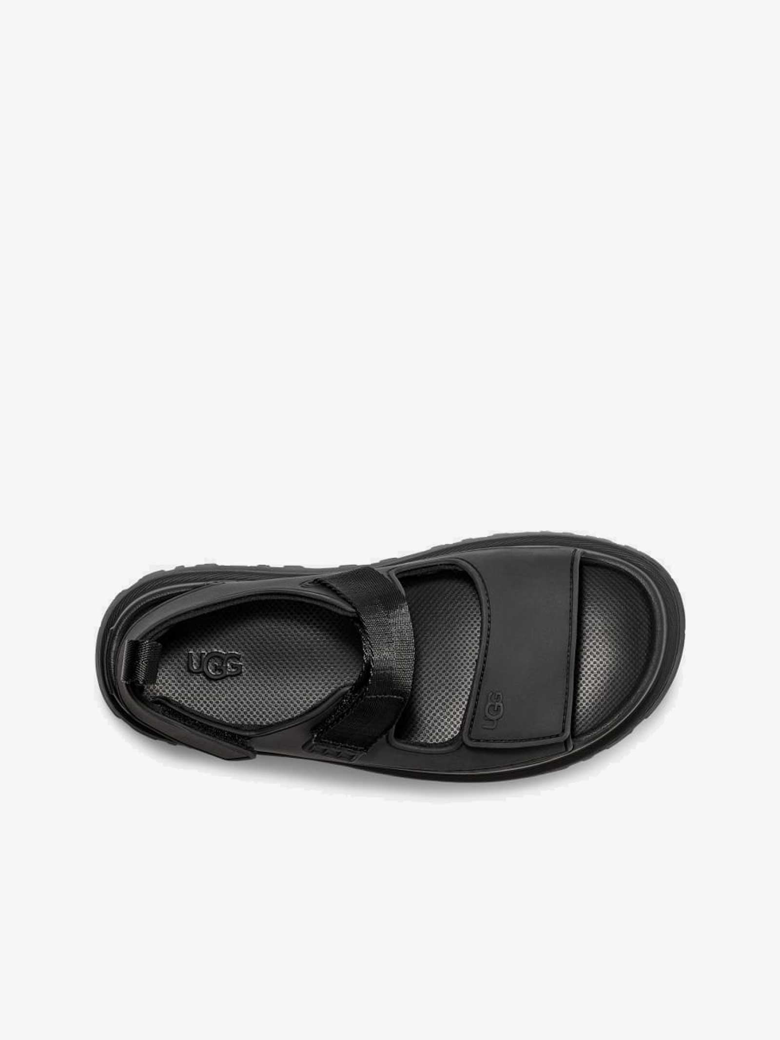 UGG Golden Glow 1152685 women's black platform sandals