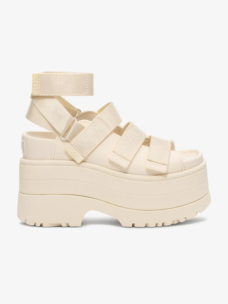 UGG sandali con plateau donna 1167431 goldenrise beige