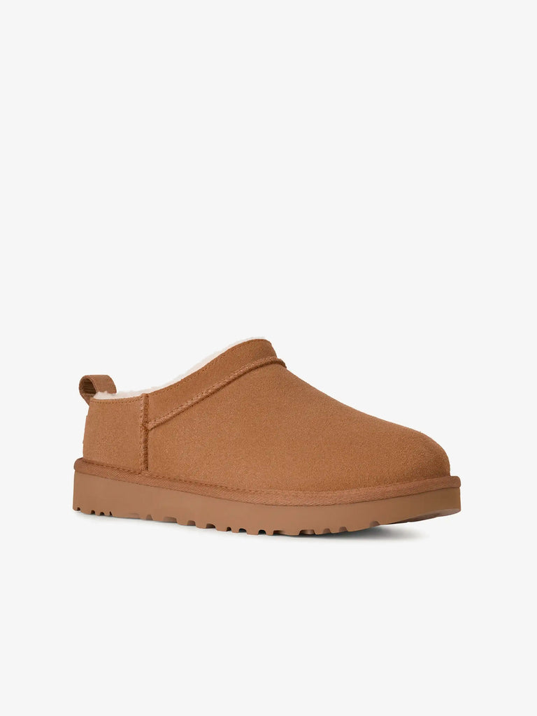 UGG stivaletti donna classic micro chestnut pelle