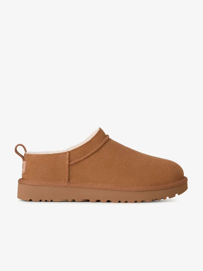 UGG stivaletti donna classic micro chestnut pelle