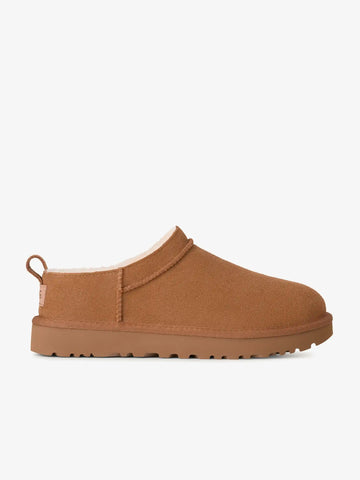 UGG stivaletti donna classic micro chestnut pelle