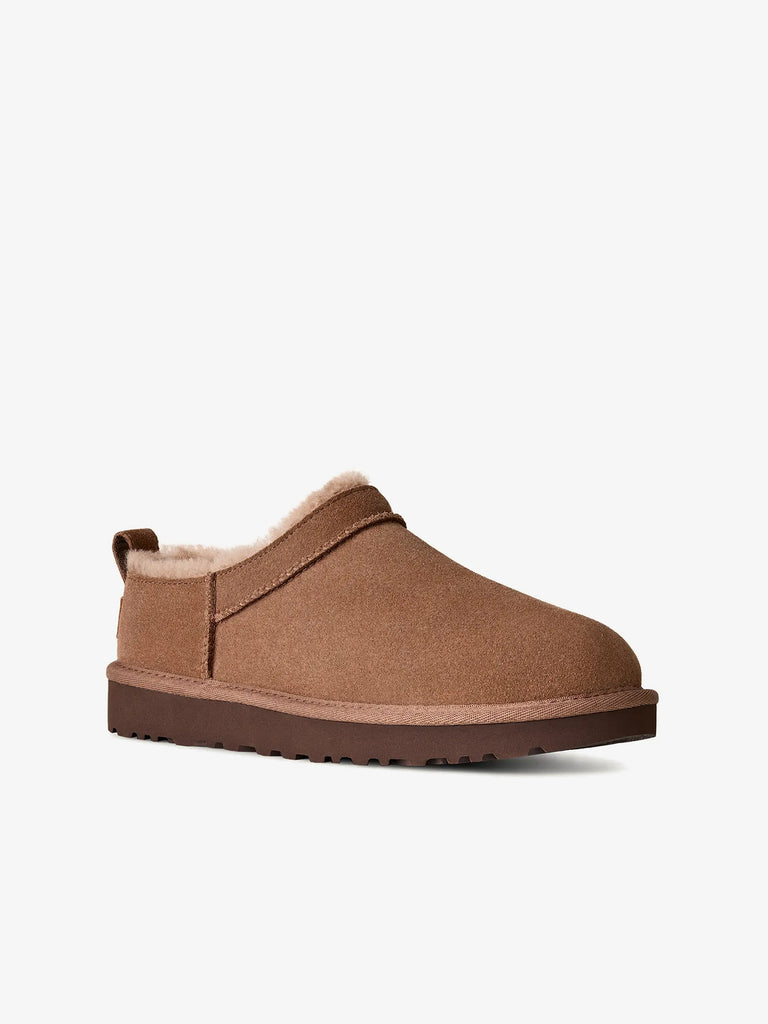UGG stivaletti donna classic micro rocky oak pelle