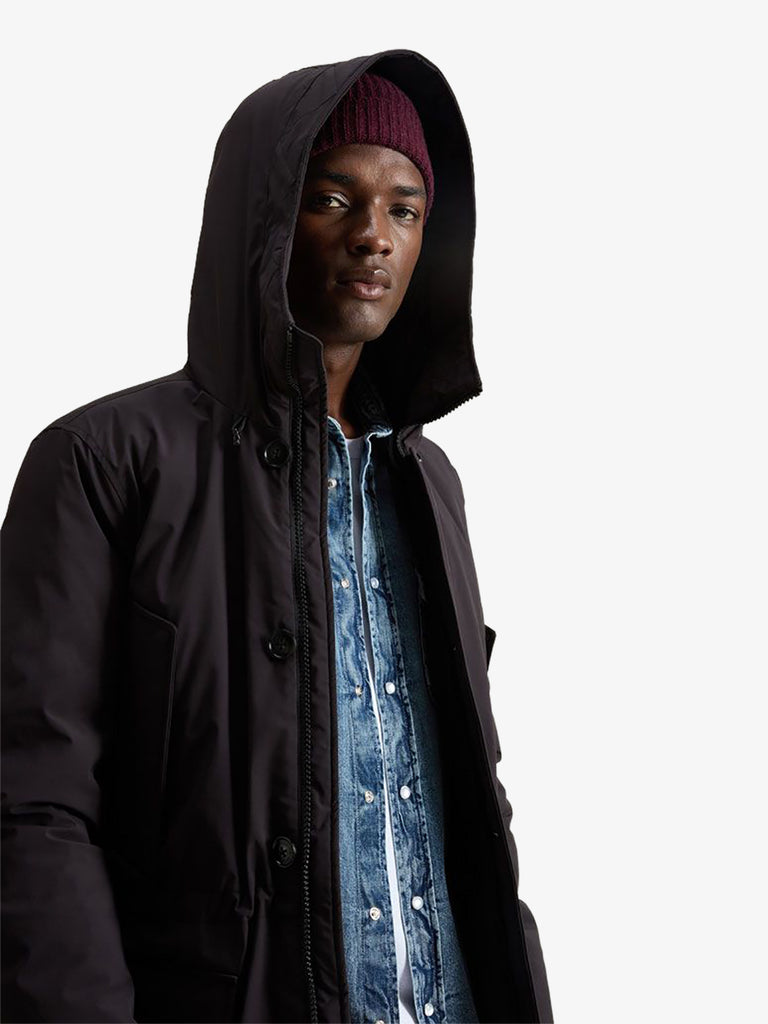 WOOLRICH giubbotto arctic parka stretch down uomo nero