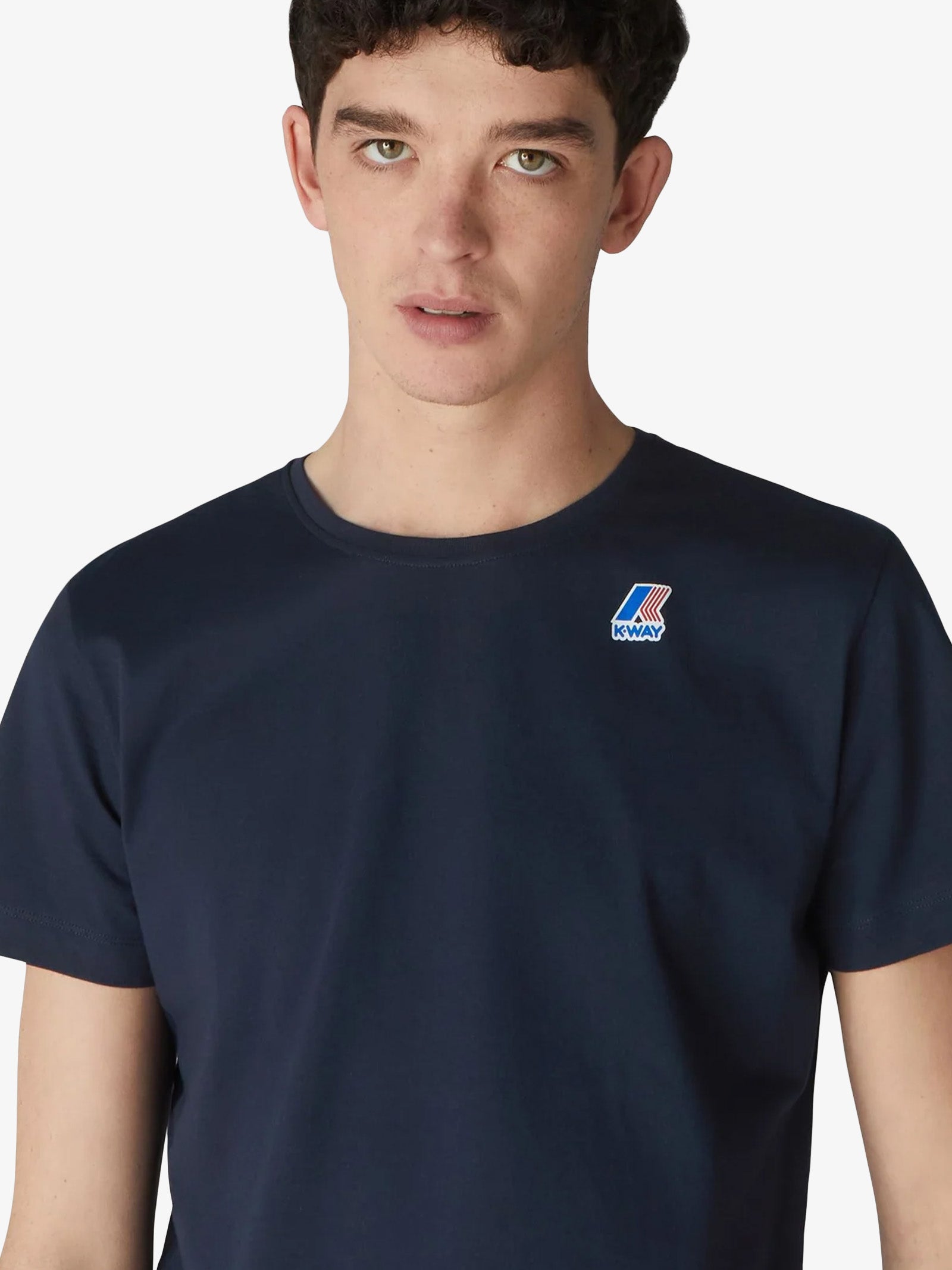 K-WAY T-shirt Le Vrai Edouard uomo blu scuro