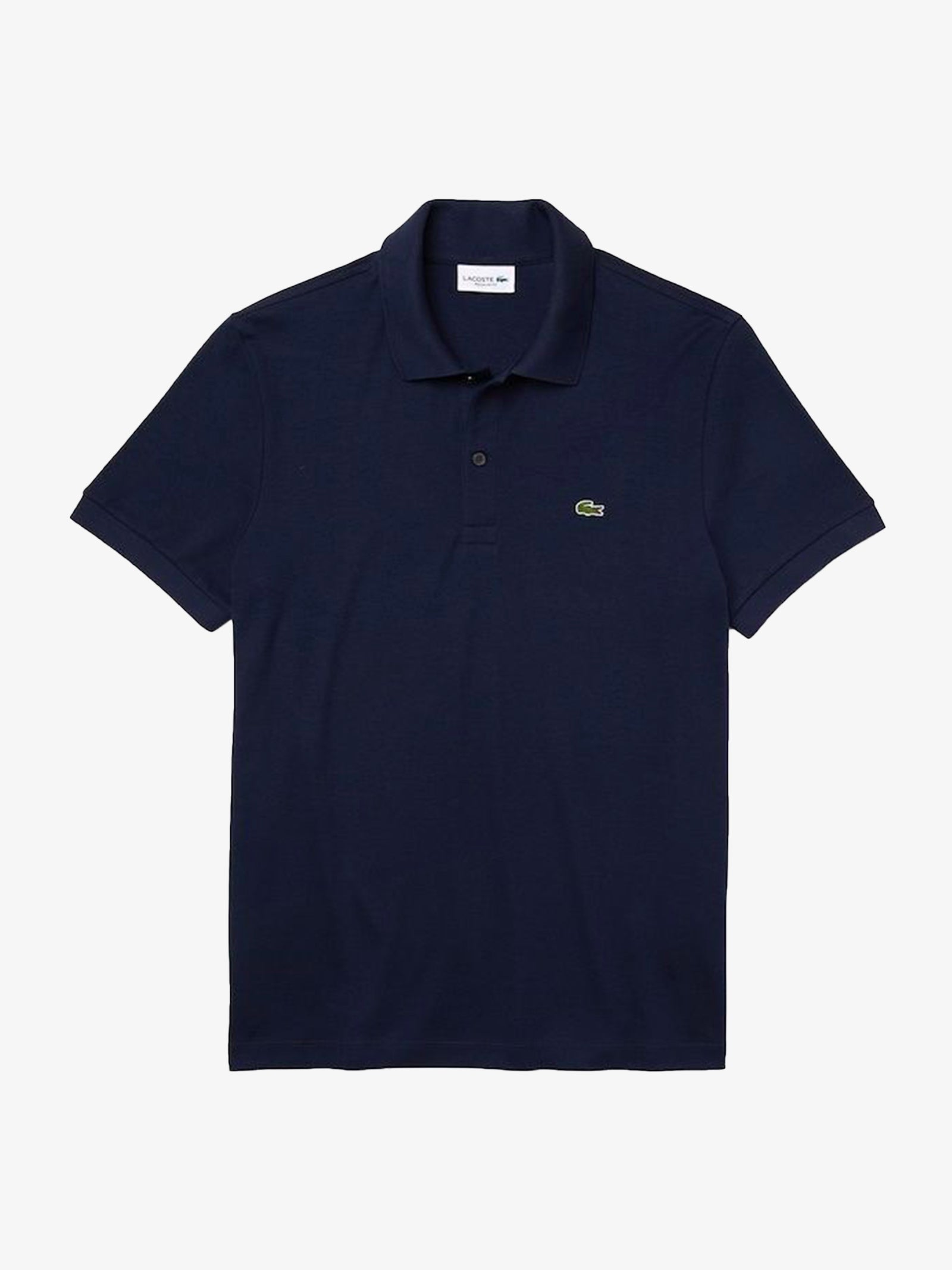 LACOSTE Men's dark blue cotton polo shirt