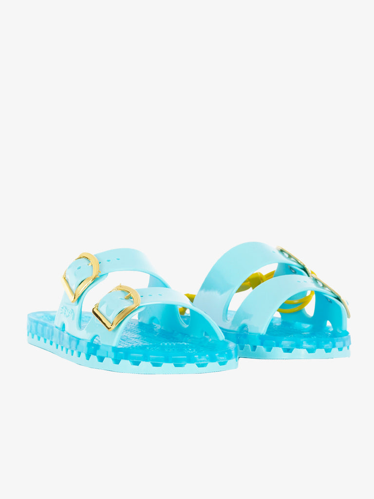 SENSI Ciabatte la jolla flamingo 4151/FL azzurro