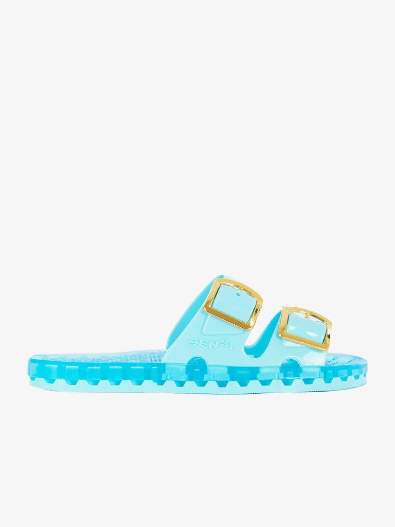 SENSI Ciabatte la jolla flamingo 4151/FL azzurro