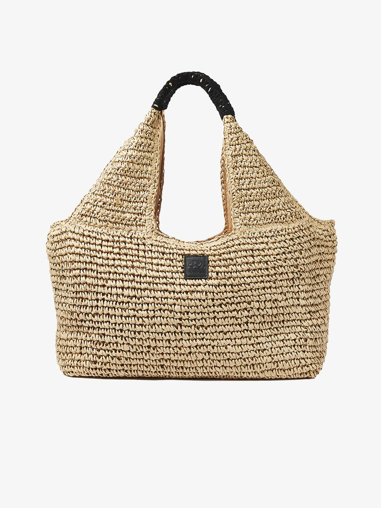 SUNDEK Borsa a spalla Paper Straw donna in paglia beige