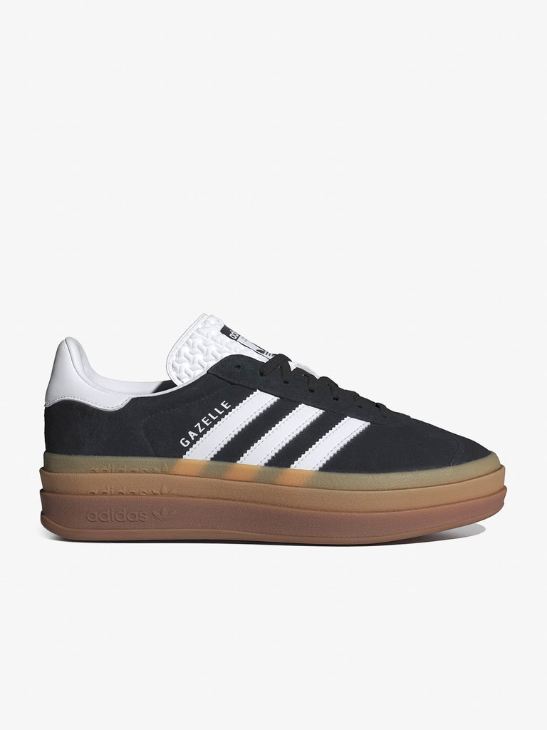 Adidas gazelle negras enteras best sale