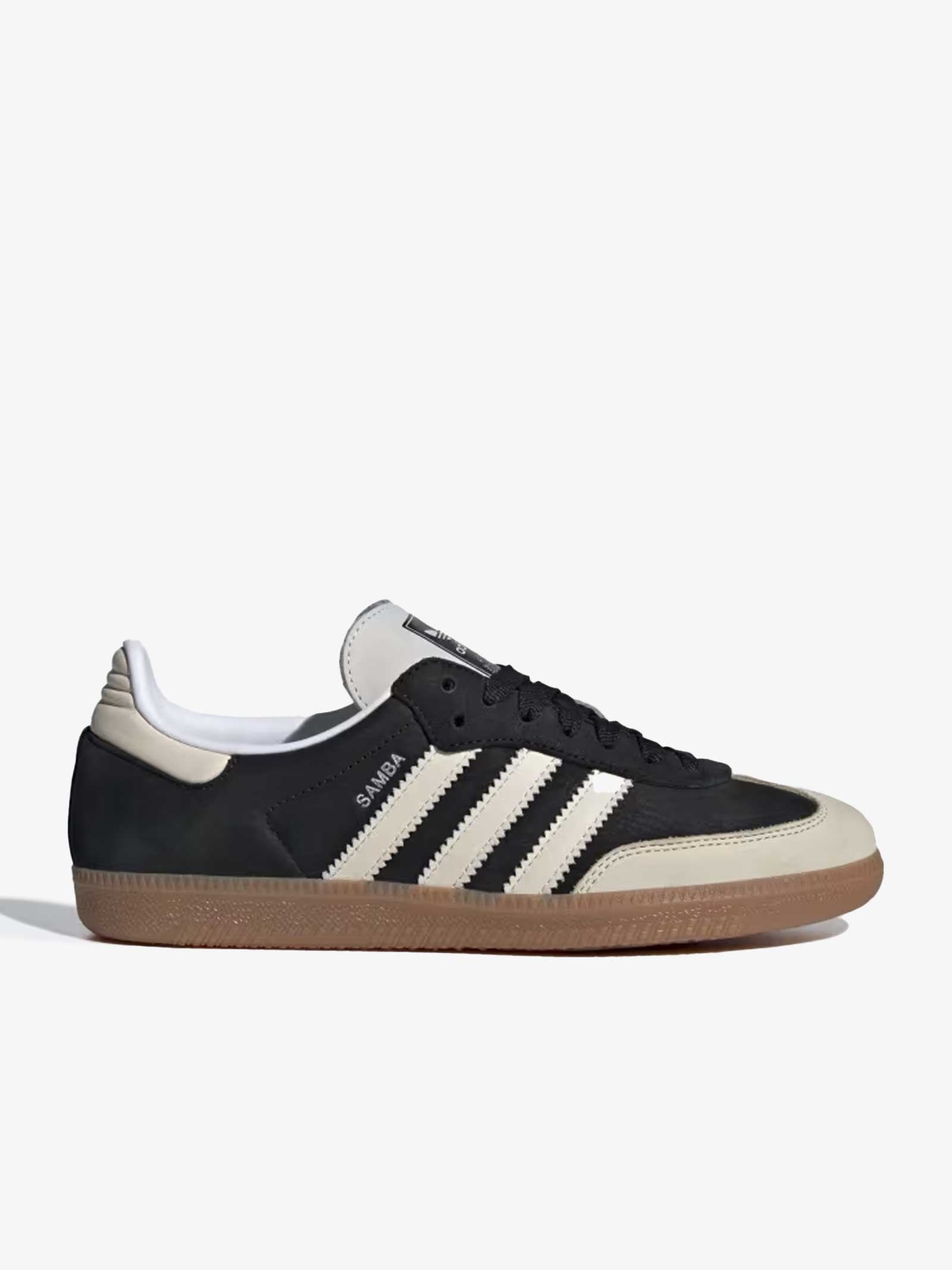 ADIDAS Samba OG W IE5836 women's black/cream leather sneakers