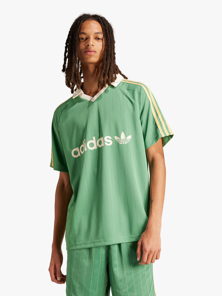 ADIDAS T-shirt Pinstripe IR9381 uomo verde