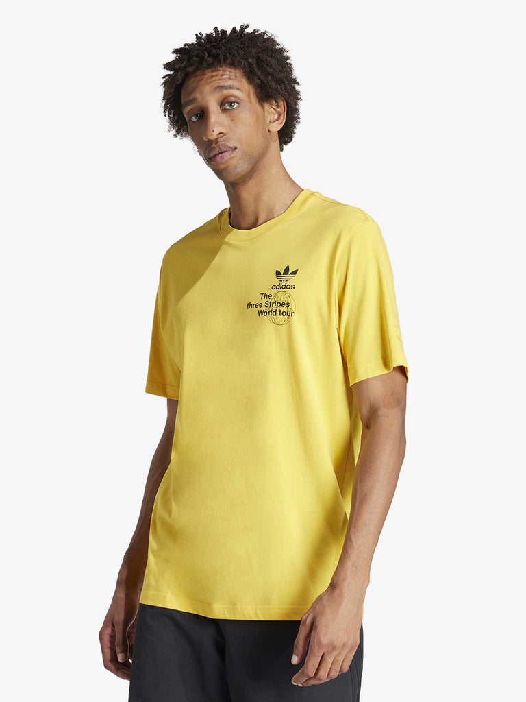 ADIDAS T-shirt BT Sleeve IS0183 uomo cotone giallo