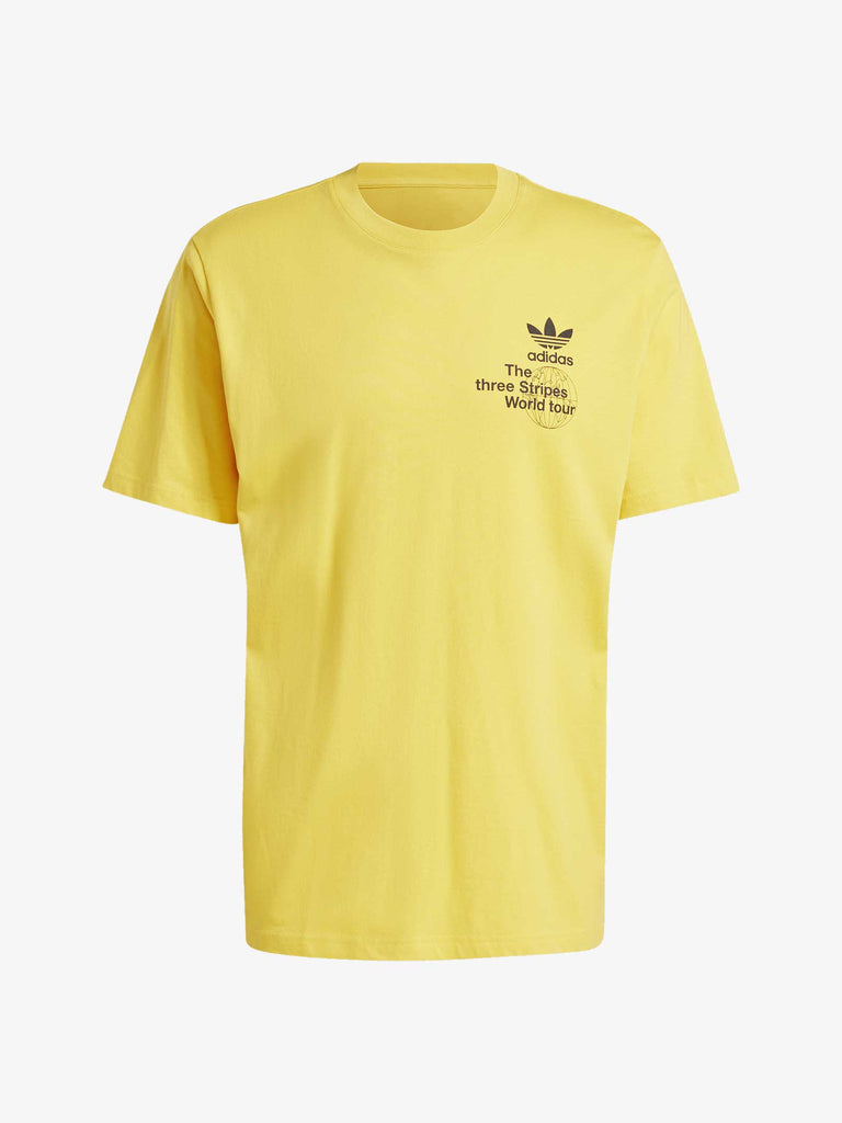 ADIDAS T-shirt BT Sleeve IS0183 uomo cotone giallo