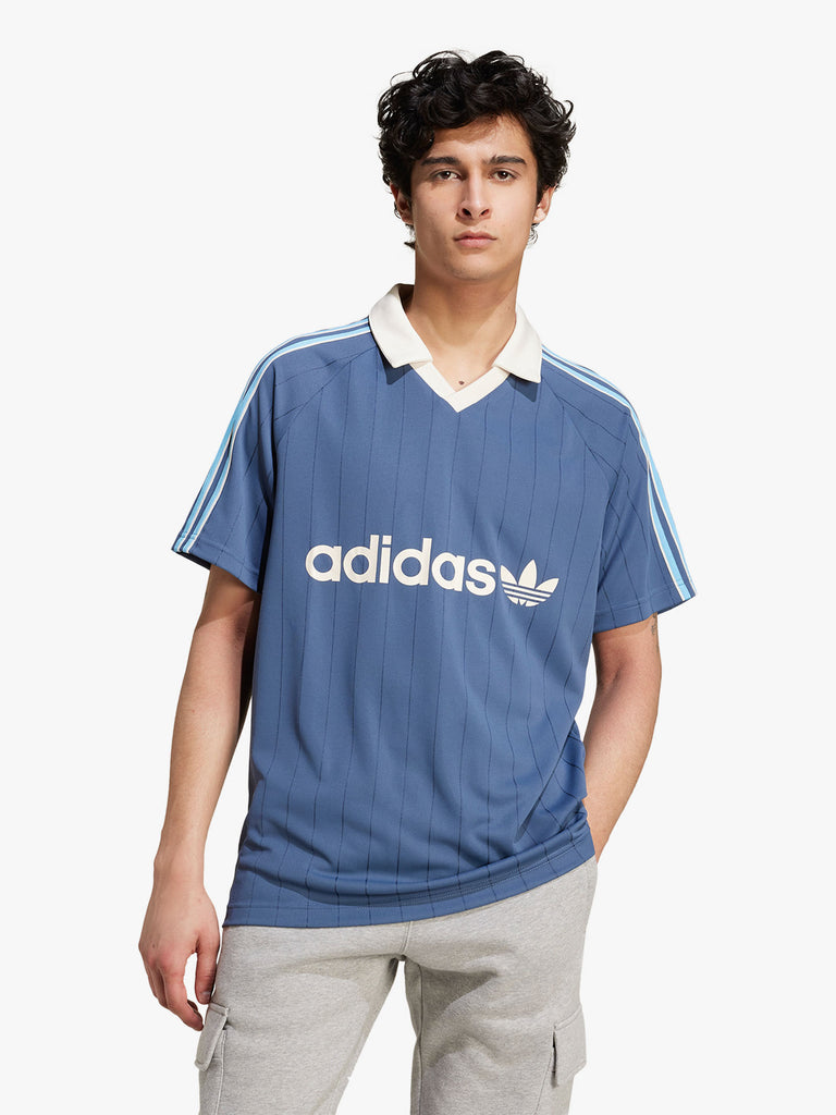 ADIDAS T-shirt Pinstripe IU0199 uomo blu