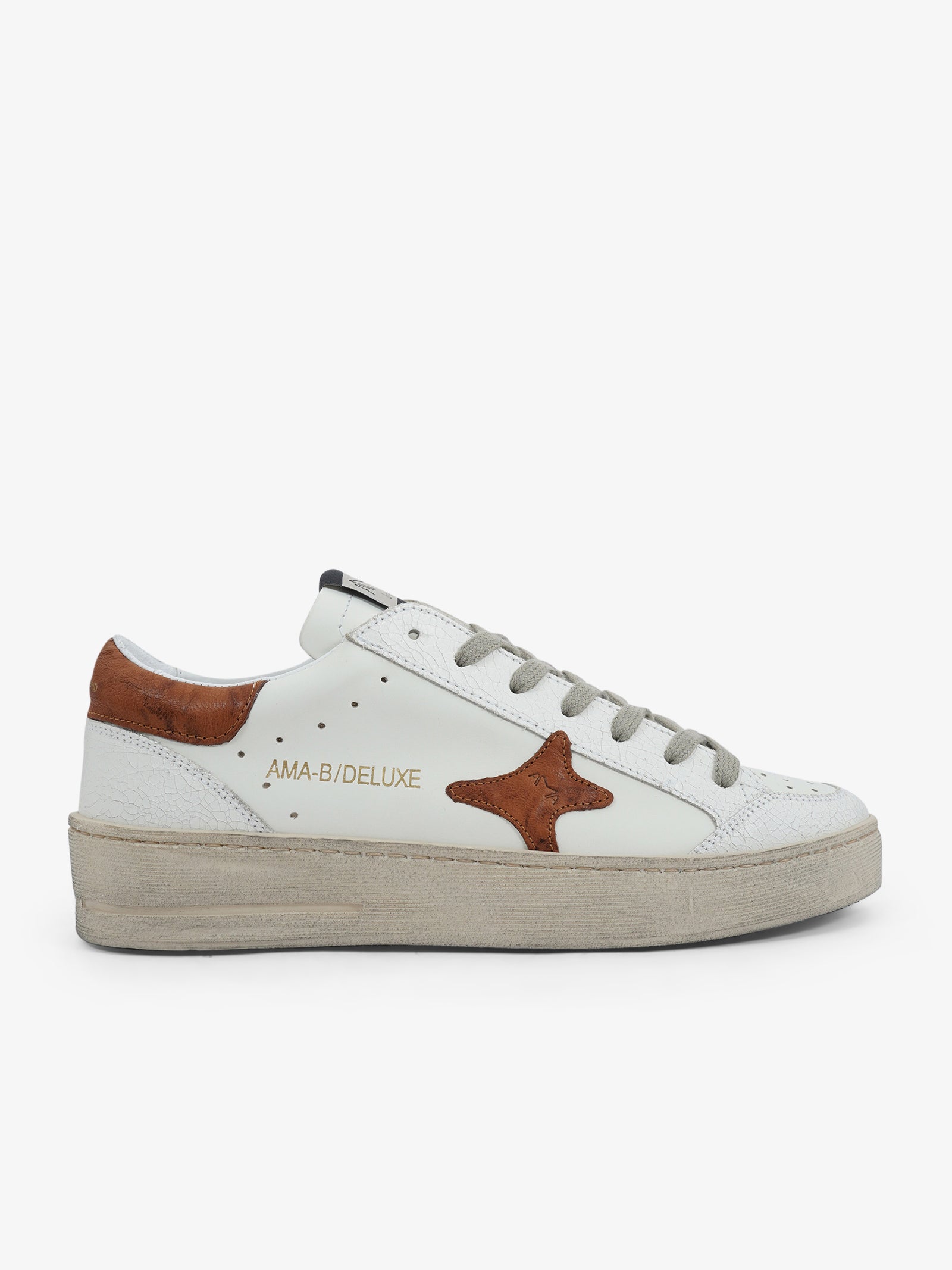 AMA BRAND Sneakers 2769 uomo pelle bianco