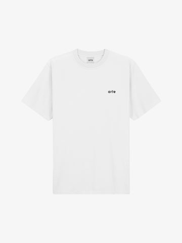 ARTE ANTWERP T-shirt Teo Back Heart T-shirt SS24-028T uomo cotone bianco
