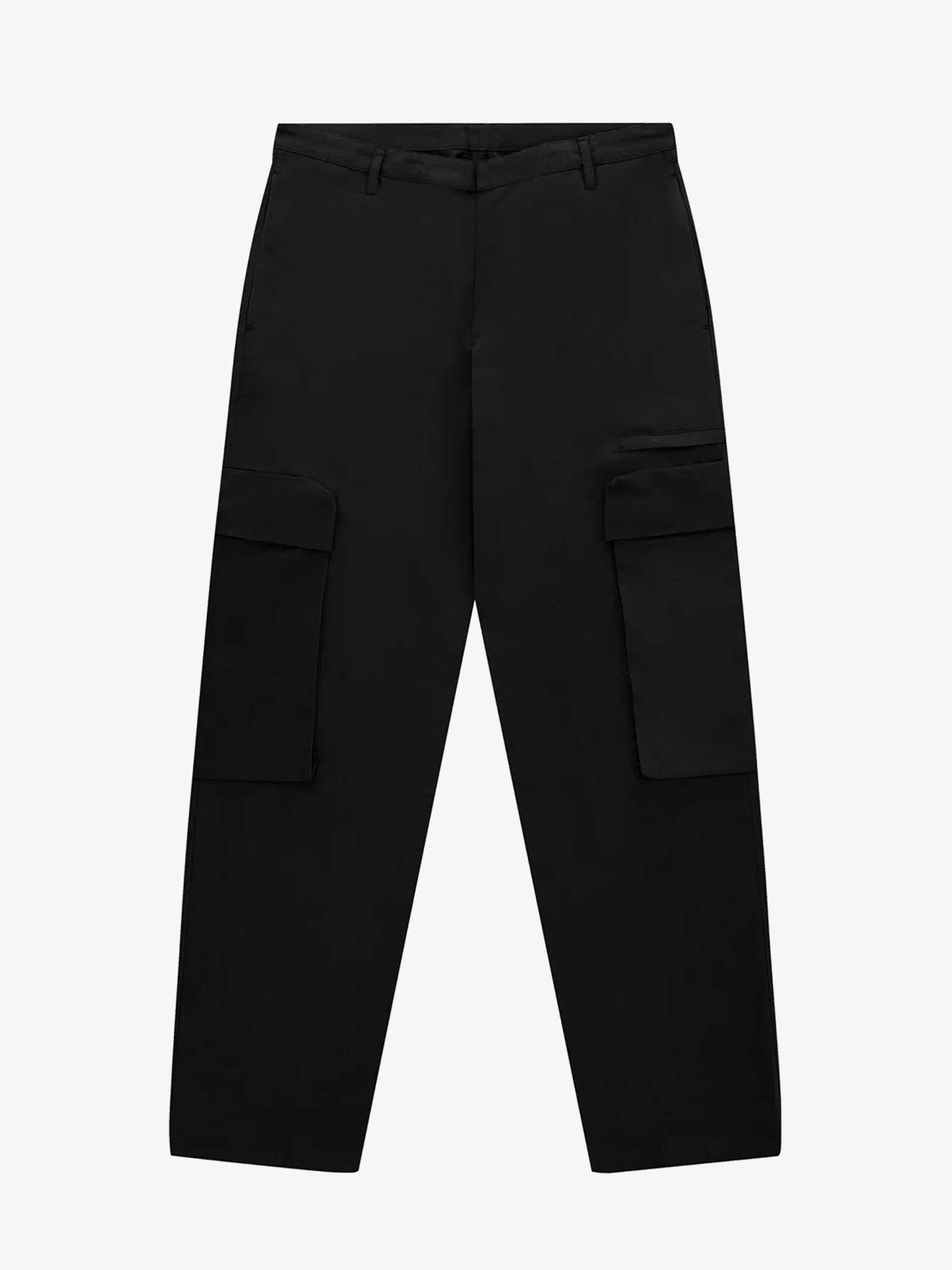 ARTE ANTWERP Pantalone Park Pocket SS24-059P uomo cotone nero