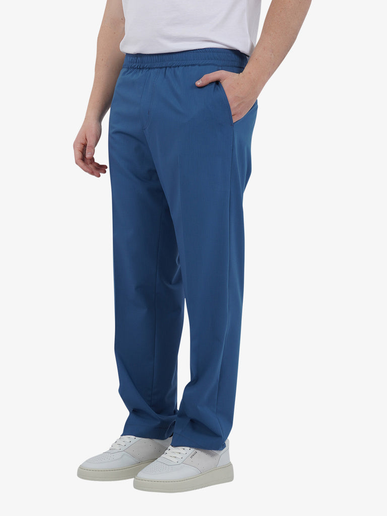 C93 Pantalone con elastico C93-2153C492 uomo blu
