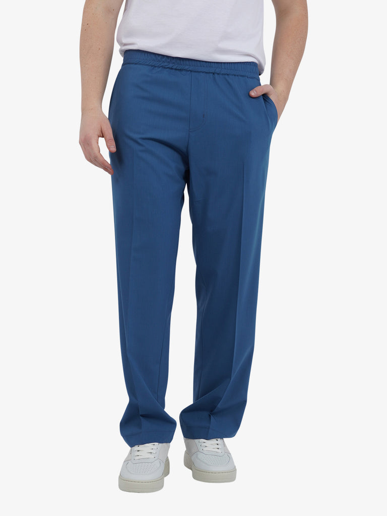 C93 Pantalone con elastico C93-2153C492 uomo blu