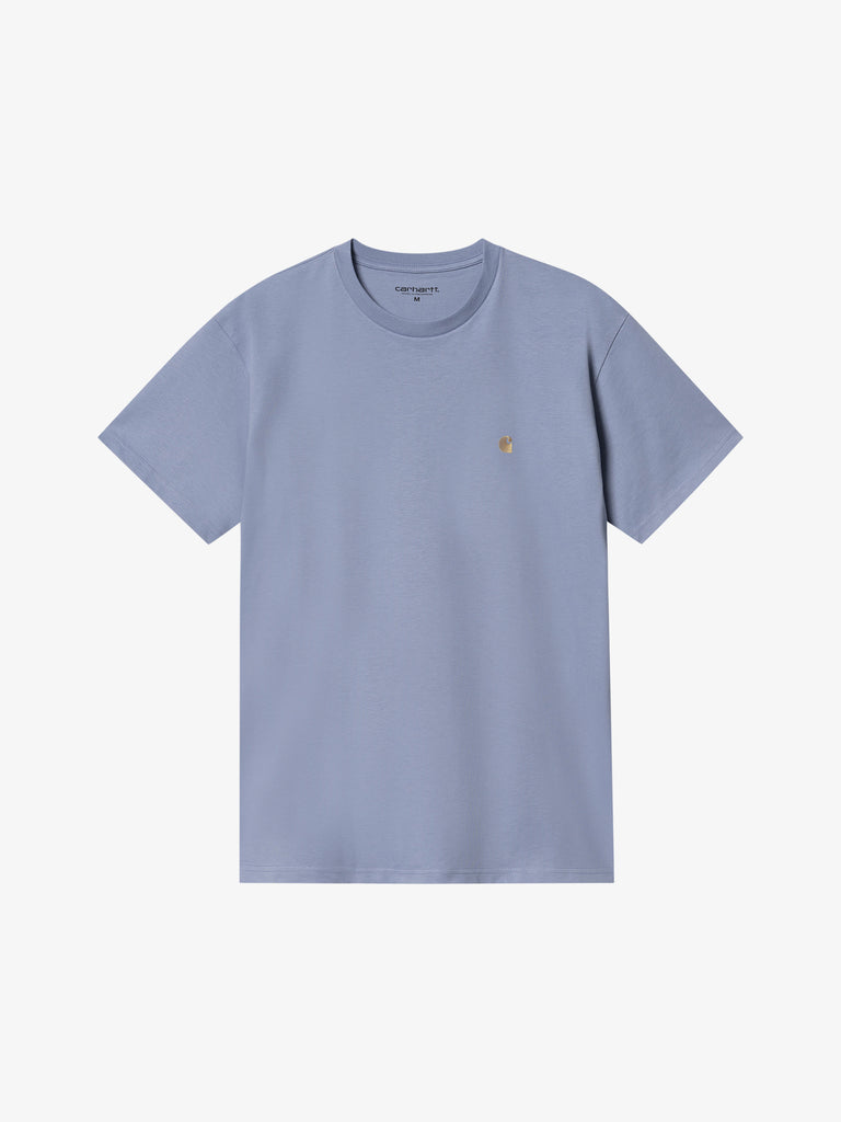 CARHARTT WIP T-shirt S/S Chase T-Shirt I026391_ uomo cotone blu