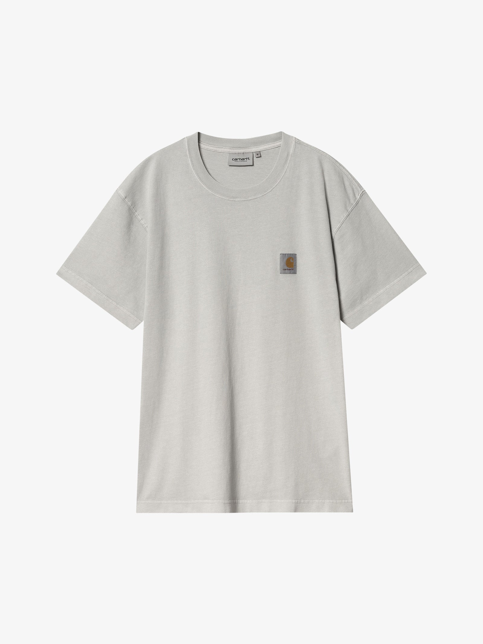 CARHARTT WIP T-shirt S/S Nelson I029949_ uomo cotone grigio