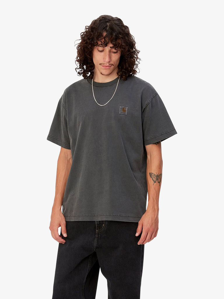 CARHARTT WIP T-shirt S/S Nelson I029949_ uomo cotone grigio