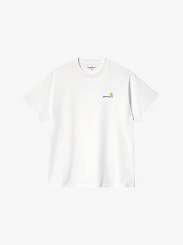 CARHARTT WIP T-shirt S/S American Script I029956_ uomo cotone bianco