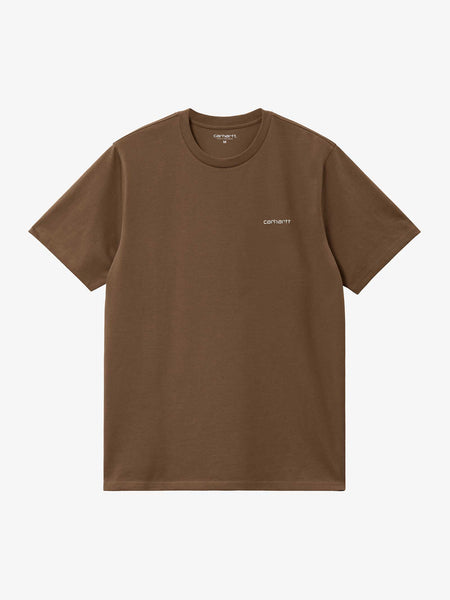 ★ドイツ発*carhartt WIP*新作*University Script Tシャツ/BL★ Carhartt WIP S/S University Script T-Shirt, White / Black