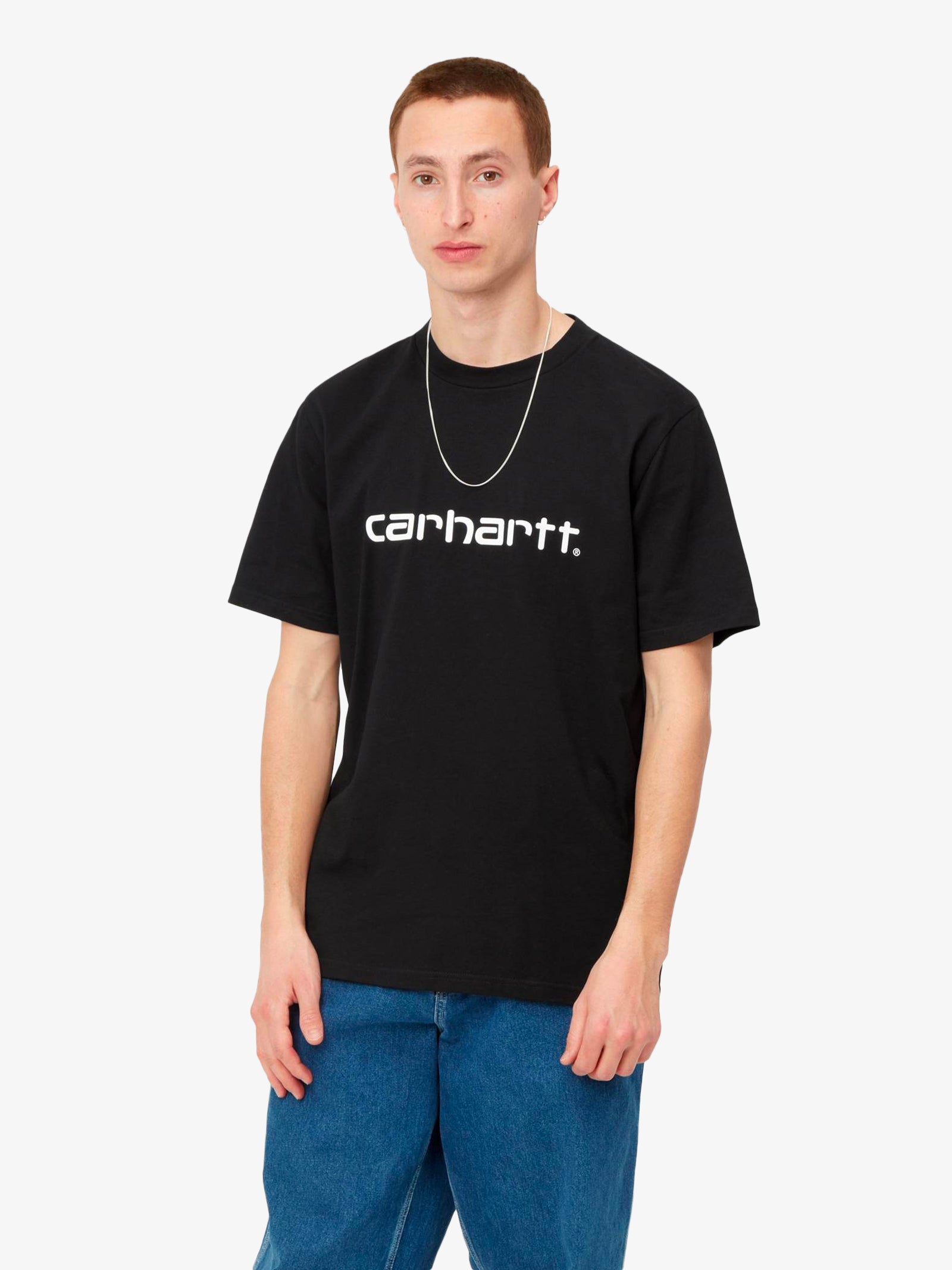CARHARTT WIP T-Shirt S/S Script I031047_0D2_XX men's black