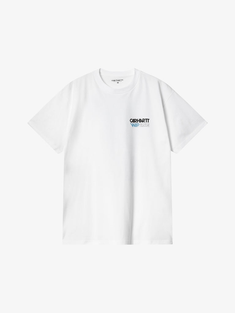 CARHARTT WIP T-shirt S/S Contact Sheet I033178_ uomo cotone bianco