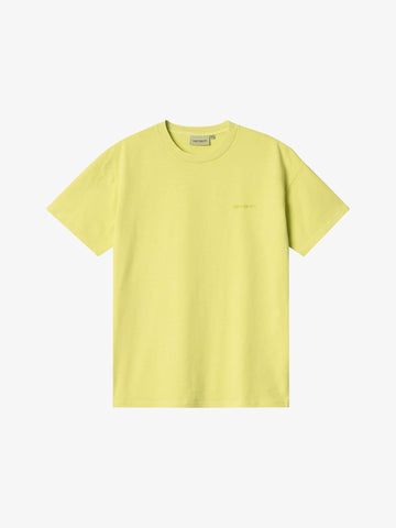 CARHARTT WIP T-shirt S/S Duster Script I033622_ uomo cotone giallo