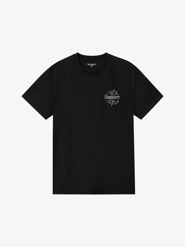 CARHARTT WIP T-shirt S/S Ablaze I033639_ uomo cotone nero
