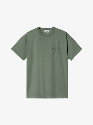 CARHARTT WIP T-shirt S/S Stamp I033670_ uomo cotone verde