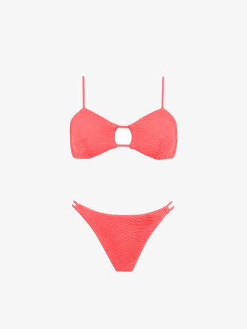 COTAZUR Costume da bagno bikini fascia Ibiza CTZ01354 donna rosa