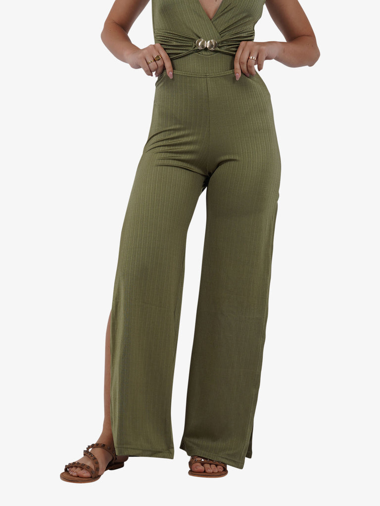 COTAZUR Copricostume pantalone conchiglia CTZ02071 donna verde