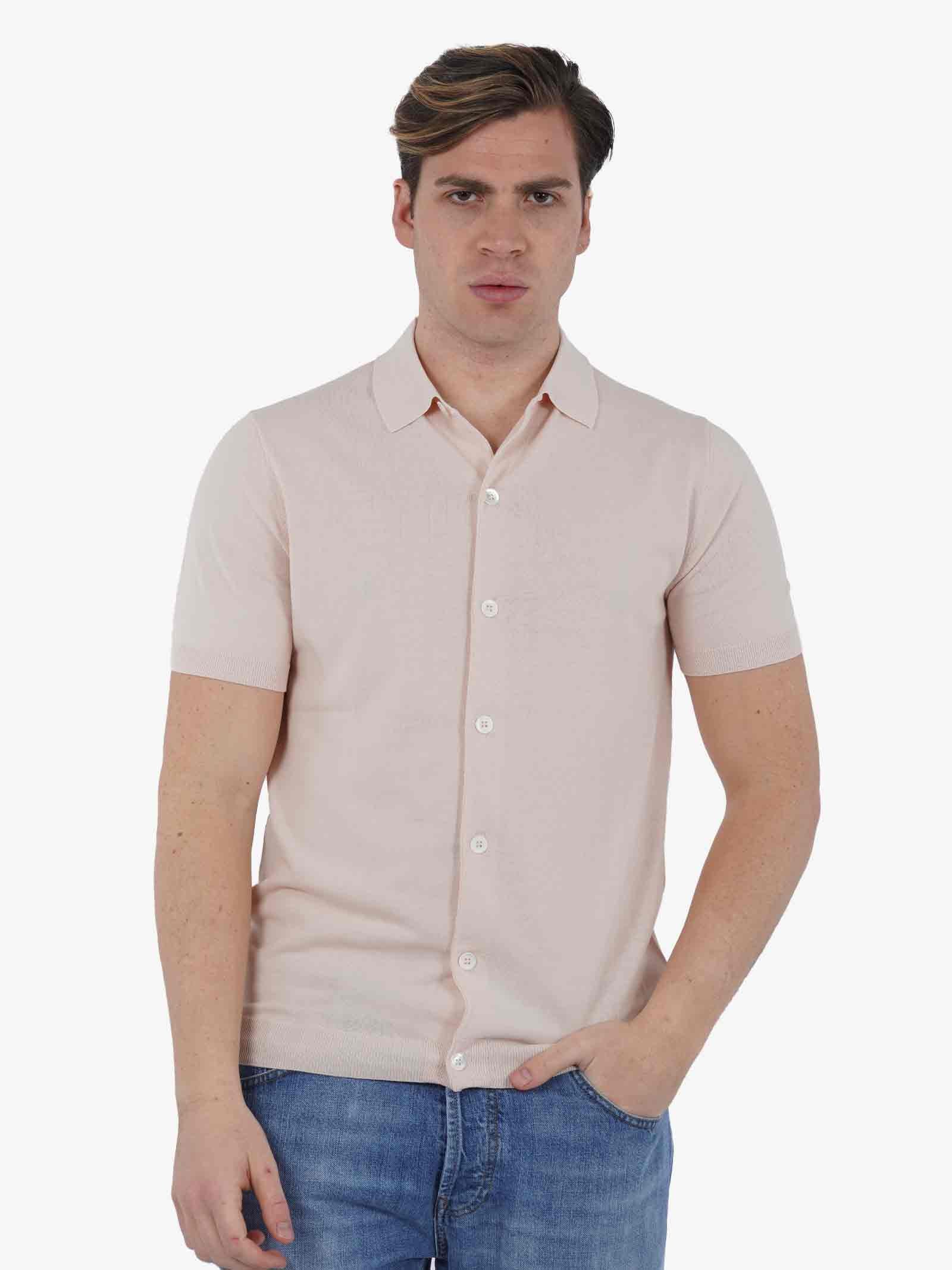 DIKTAT Camicia CAMICIA M/M DK67009 uomo cotone rosa