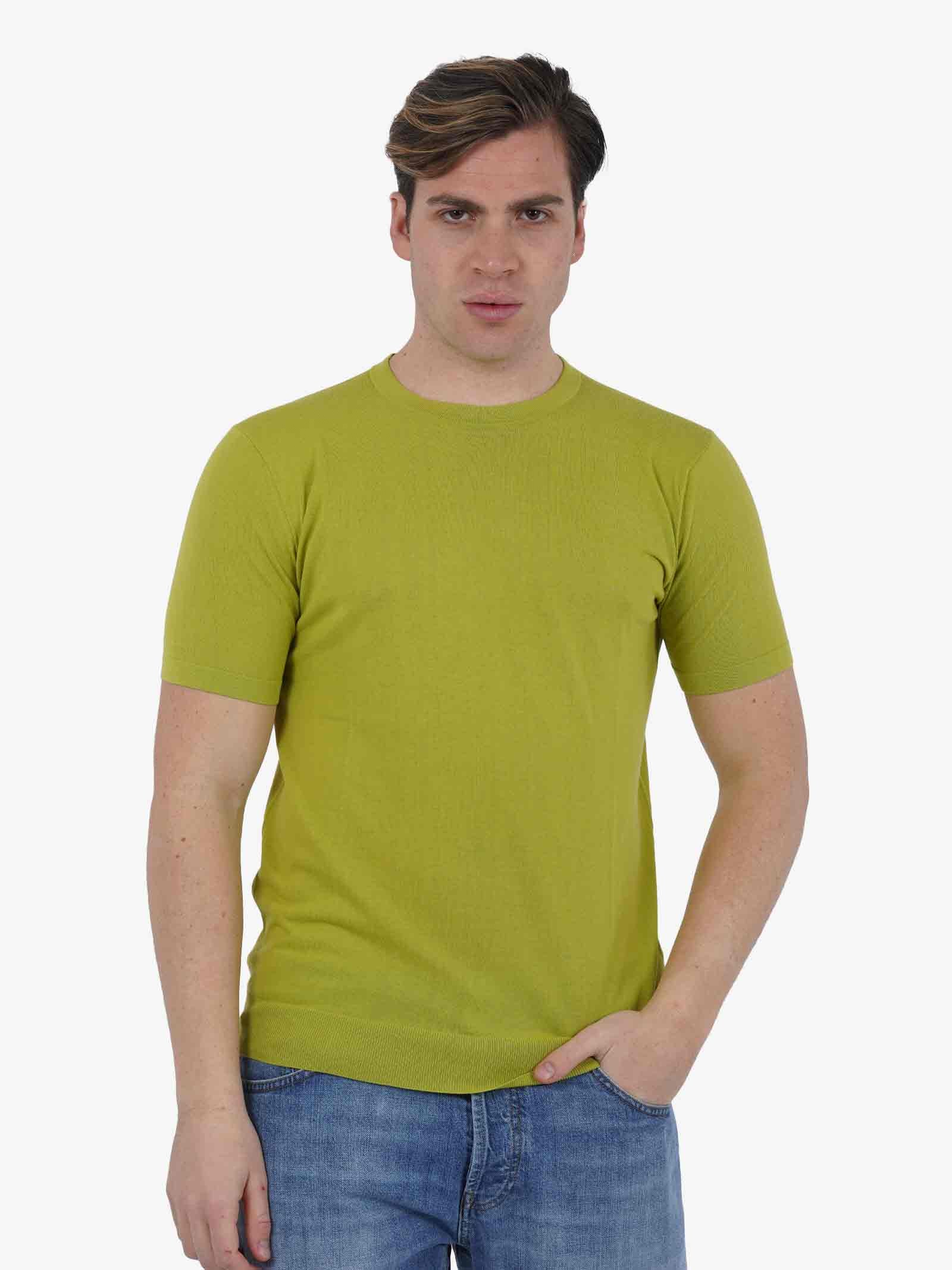 DIKTAT Maglia G/C M/M DK67034 uomo cotone giallo