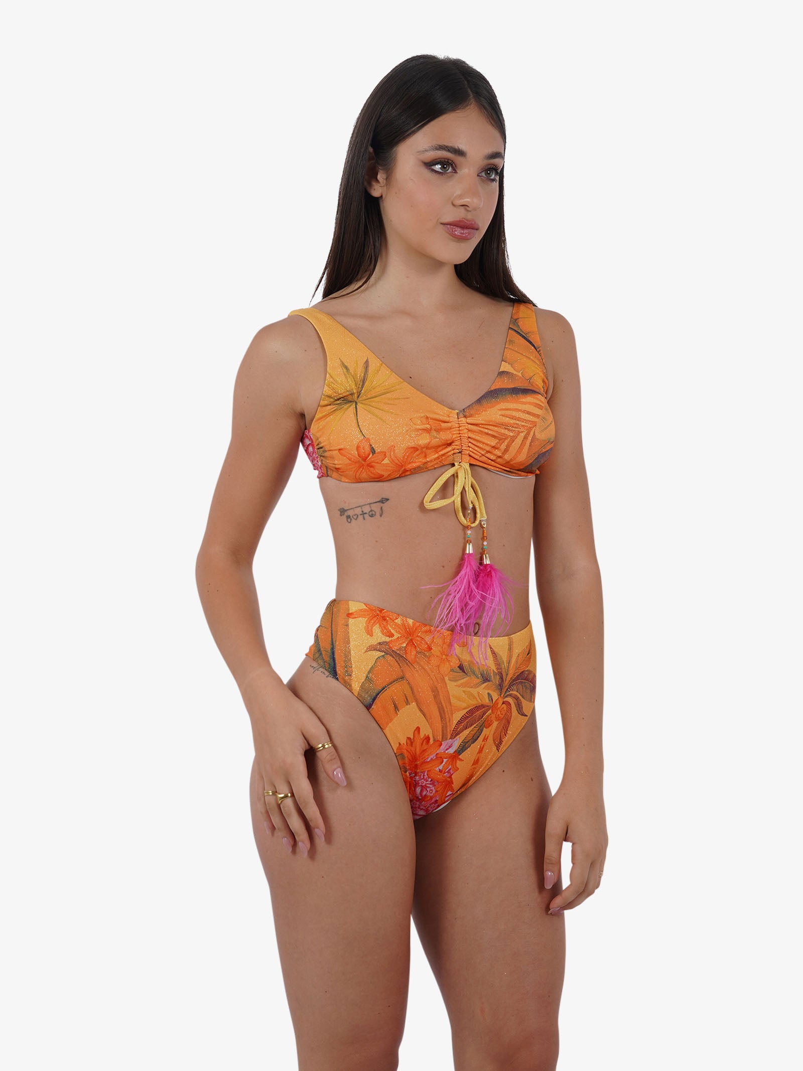 DISTRICT BY MARGHERITA MAZZEI Costume da bagno bikini fascia 4FS16 donna  giallo