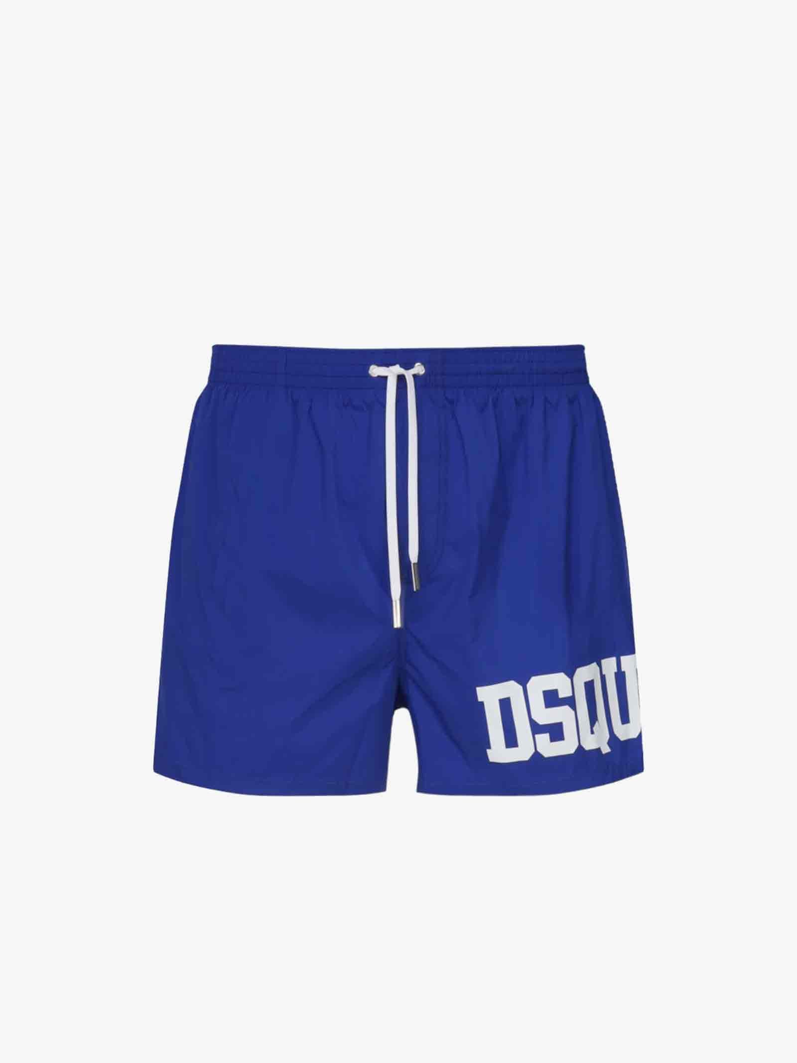 DSQUARED2 Costume da bagno boxer midi D7B8P5440 uomo blu