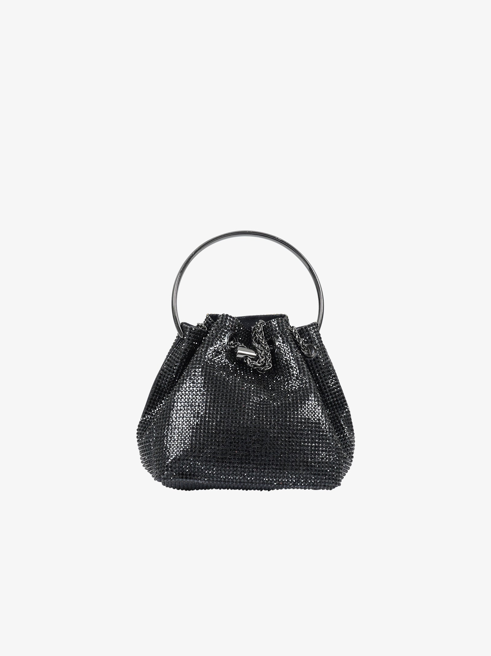 EXE' Borsa a mano luxury strass CAO7-16 donna nero