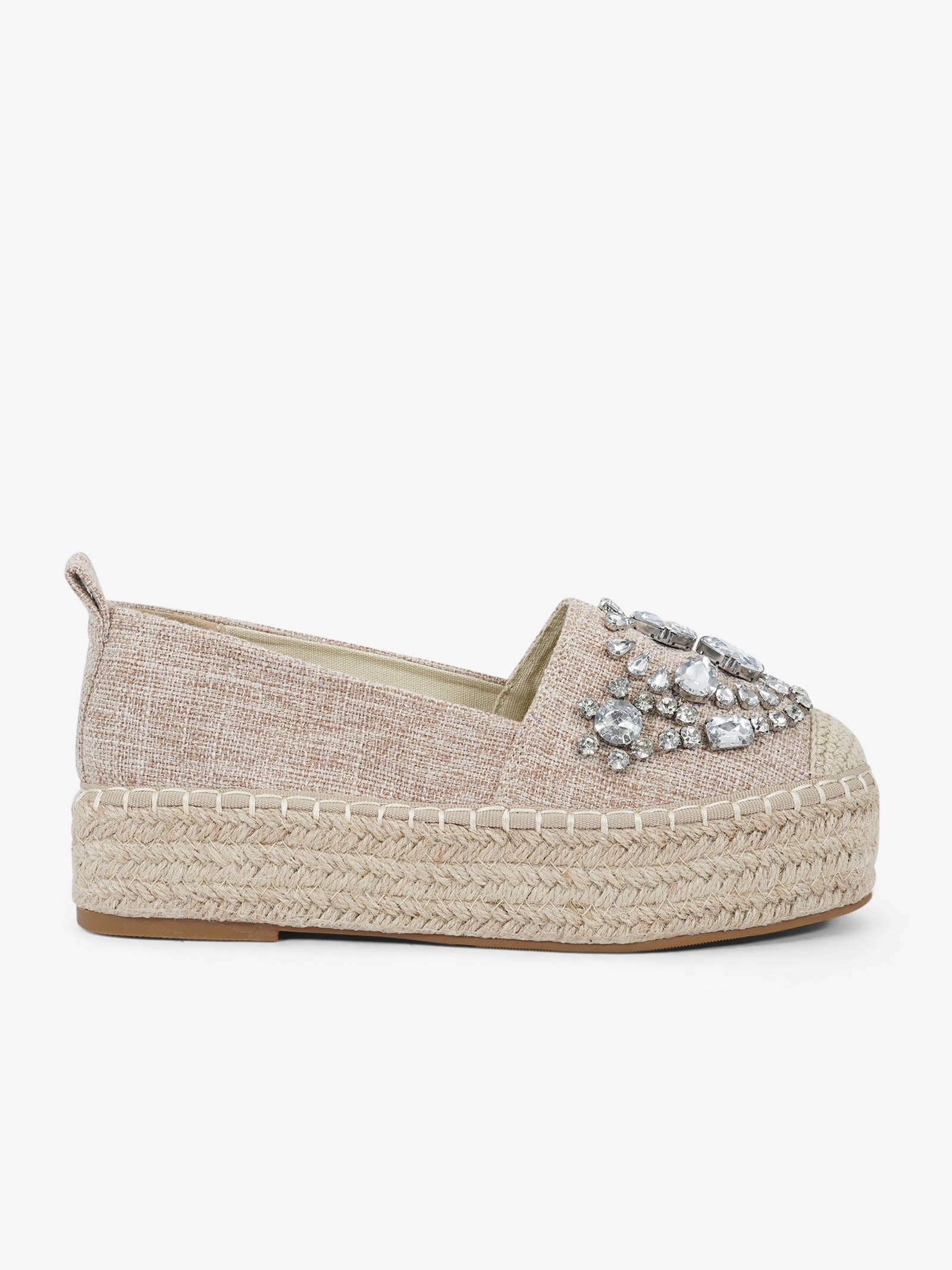 EXE' Espadrillas J2026A-L2 donna canvas beige