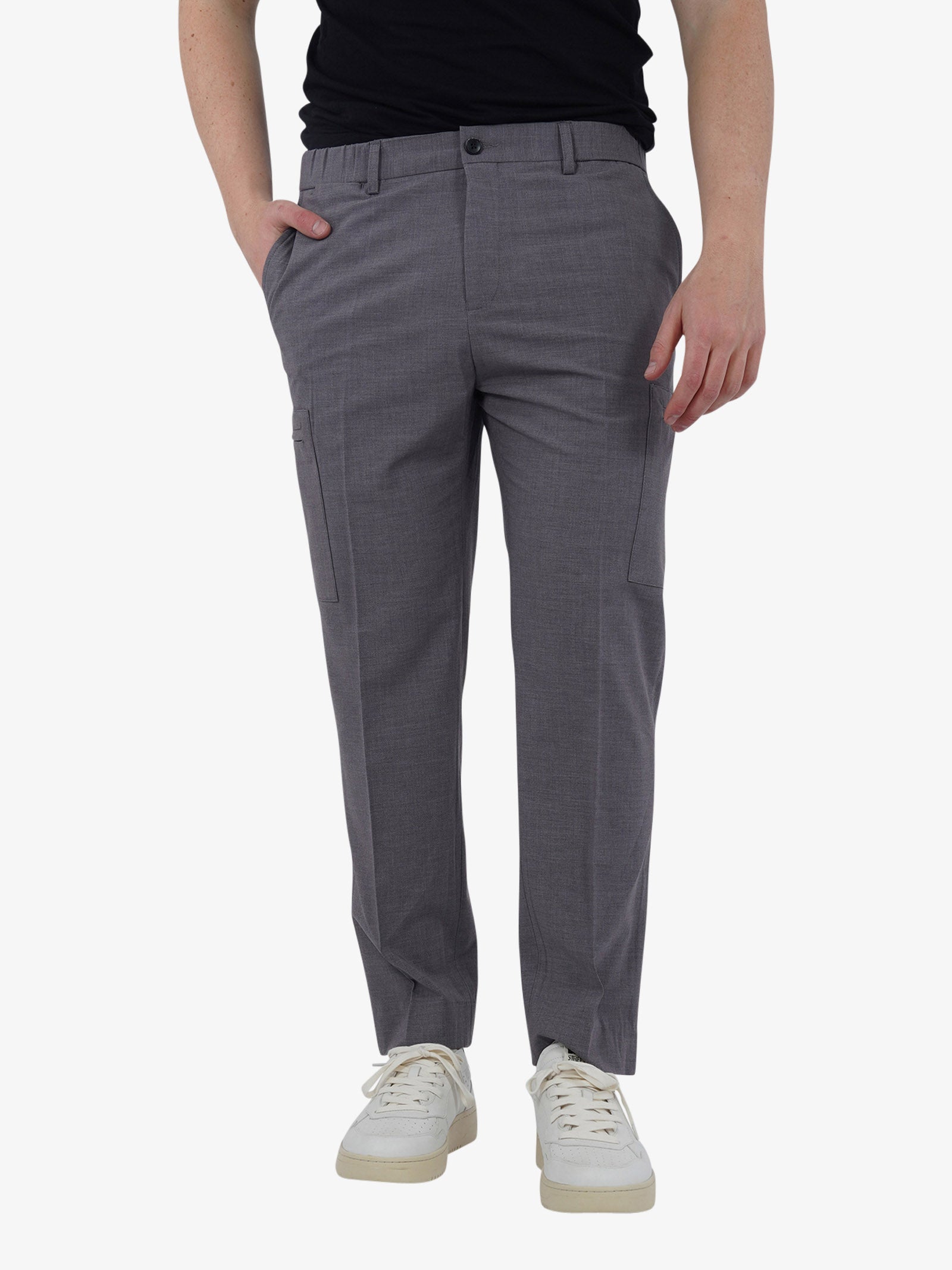 GAZZARRINI Pantalone cargo PSE500G uomo grigio