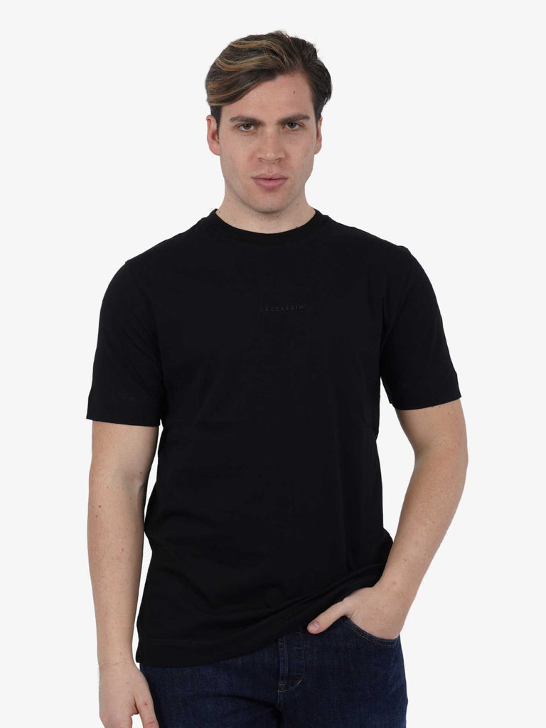 GAZZARRINI T-shirt M/M TE105G uomo cotone nero
